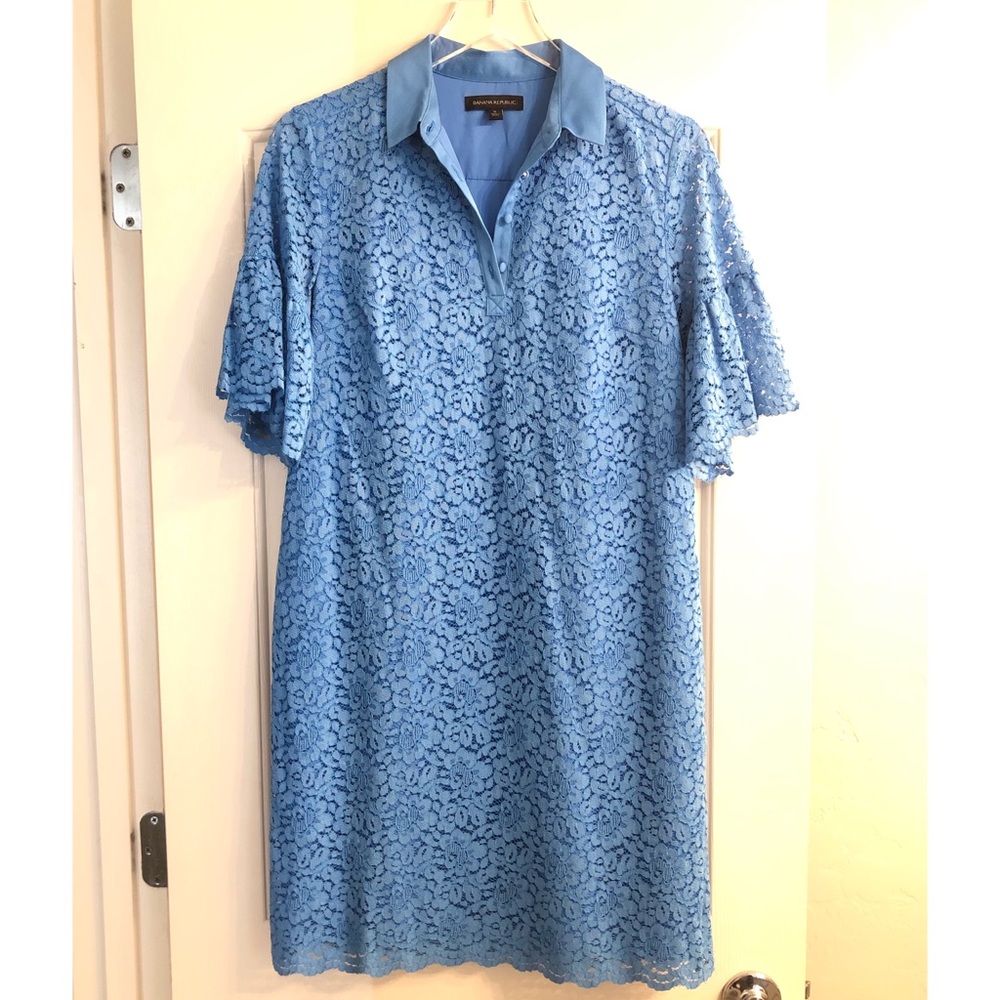 Banana Republic Lace Shift Dress